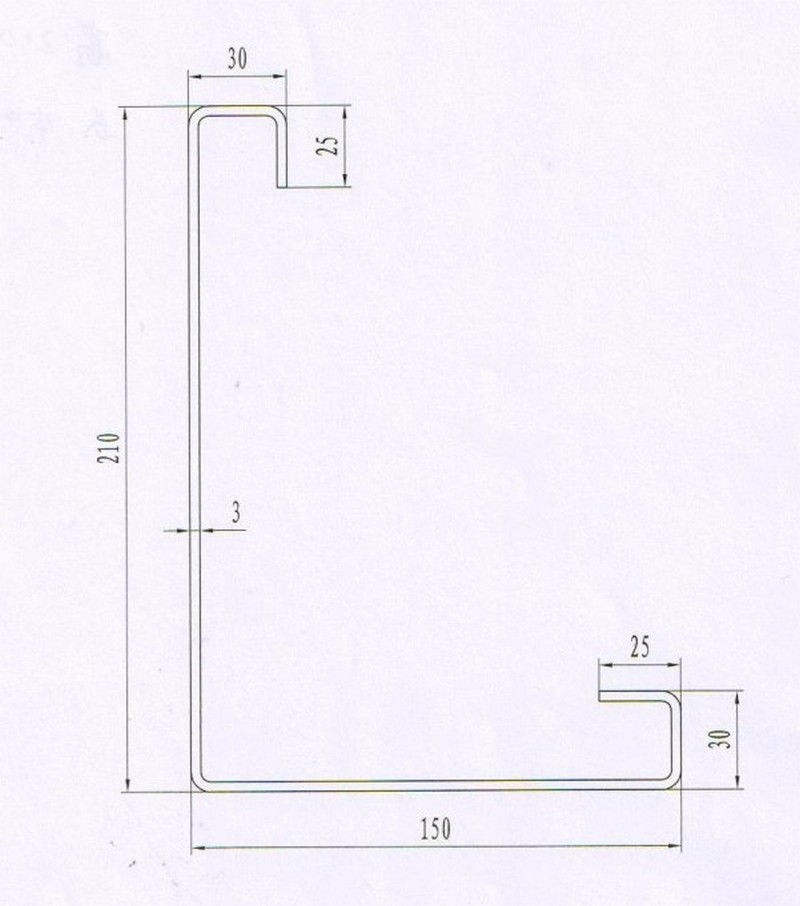 metal profile for construction steel structure enclosure industry8
