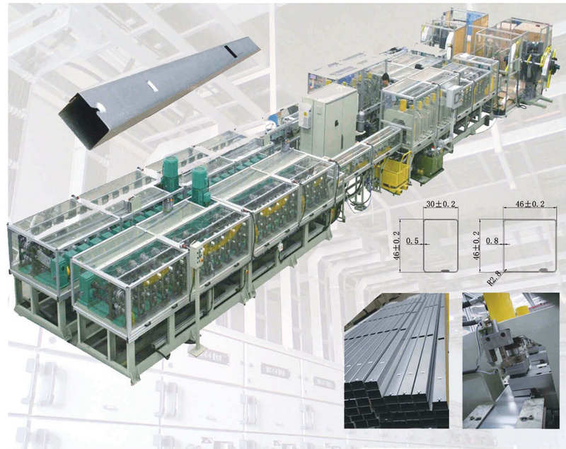 the busbar section roll forming line4